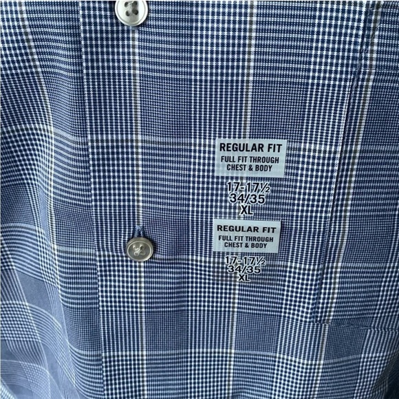 NWT Van Heusen Stain Shield Dress Shirt Size 17-17.5” 34/35 - Picture 10 of 13
